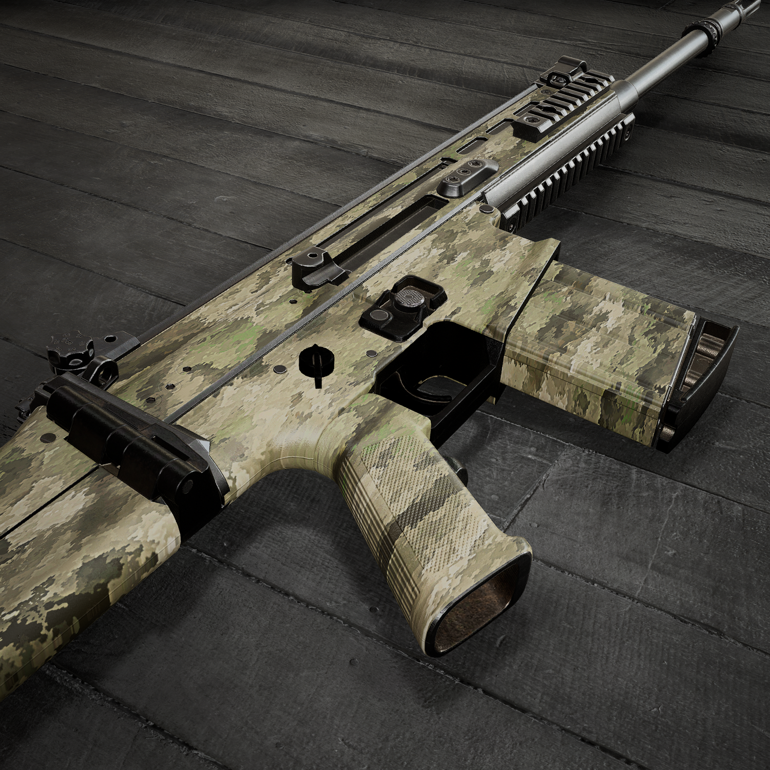 Tactical camo gun skins