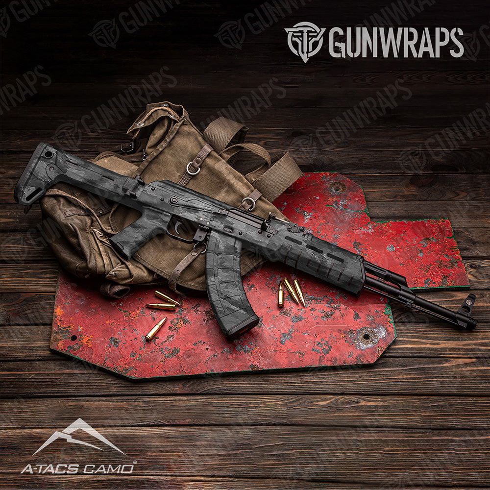 AK 47 ATacs Ghost Gun Skin Vinyl Wrap