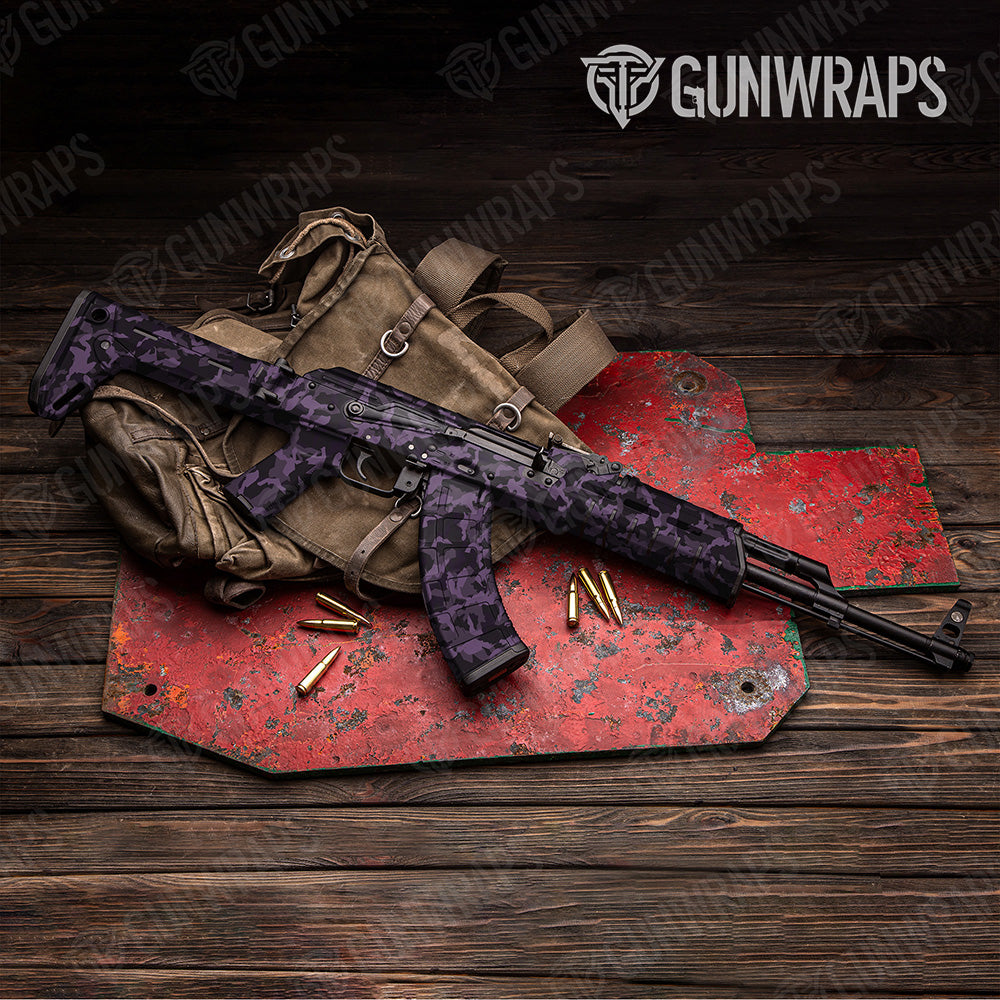 AK 47 Erratic Darkwing Camo Gun Skin Vinyl Wrap