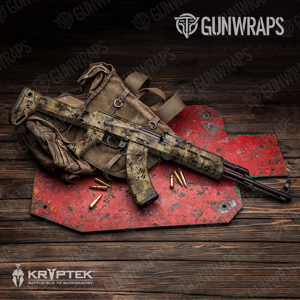 AK 47 Kryptek Flyway Deadzone Camo Gun Skin Vinyl Wrap