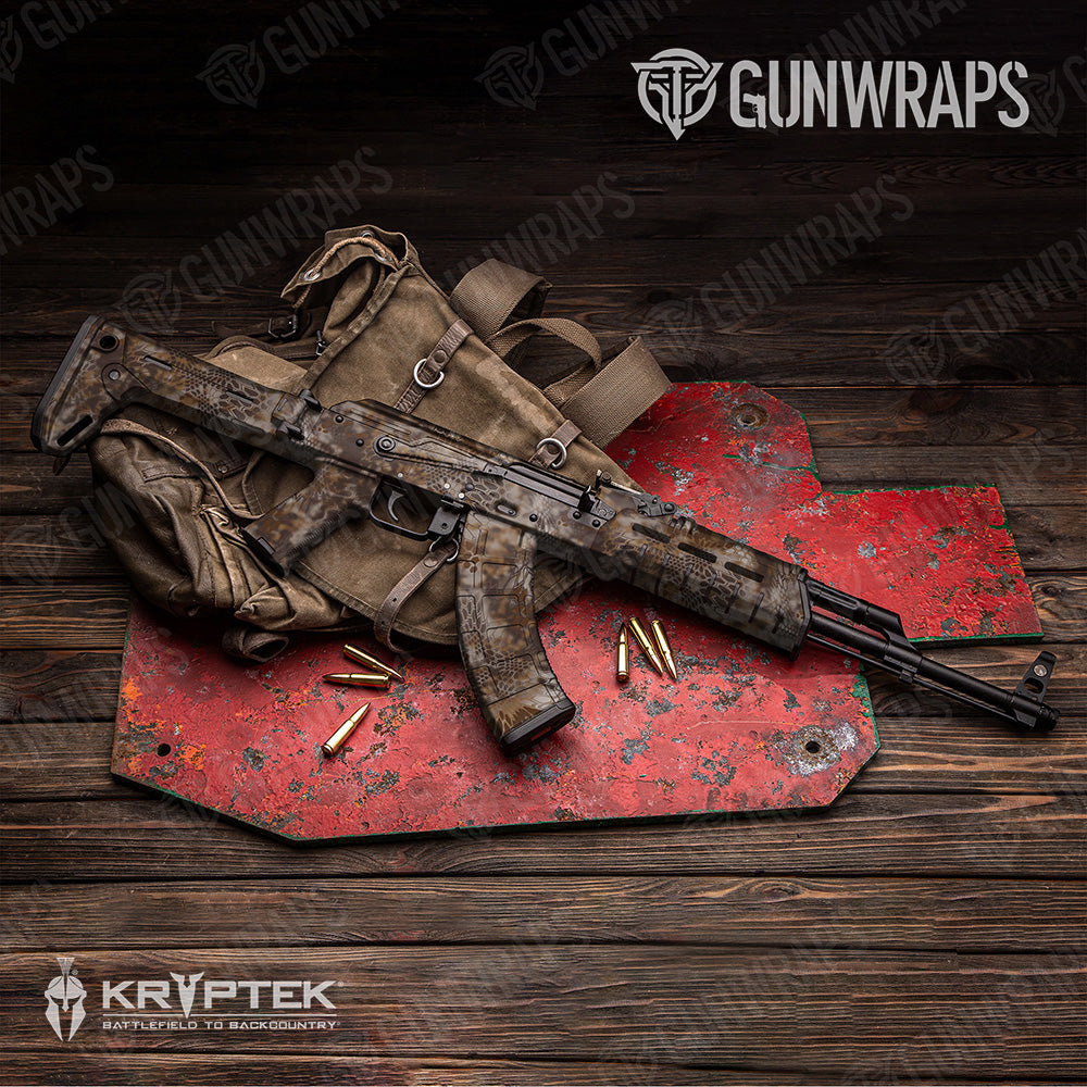 AK 47 Kryptek Banshee Camo Gun Skin Vinyl Wrap