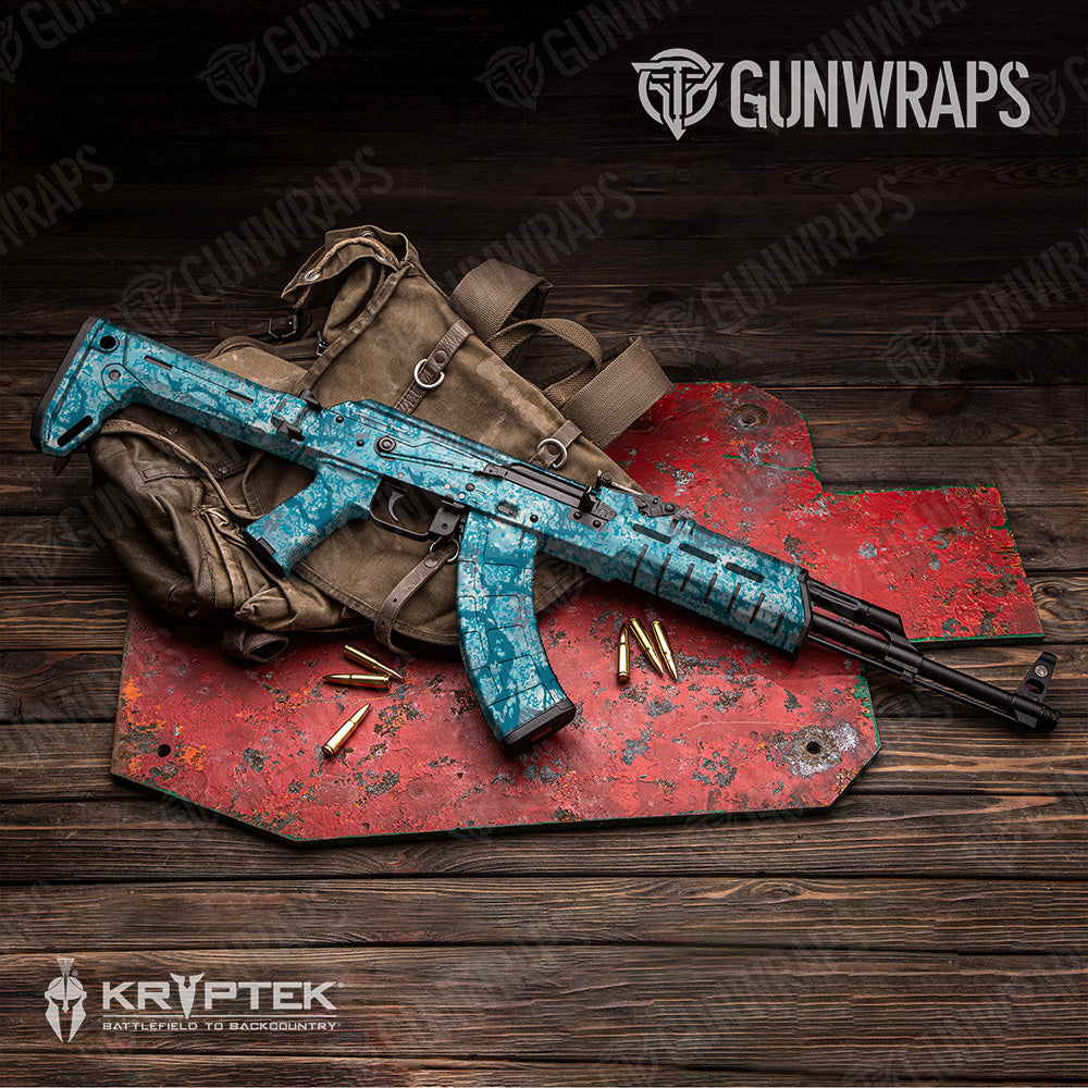 AK 47 Kryptek Obskura Shallows Camo Gun Skin Vinyl Wrap