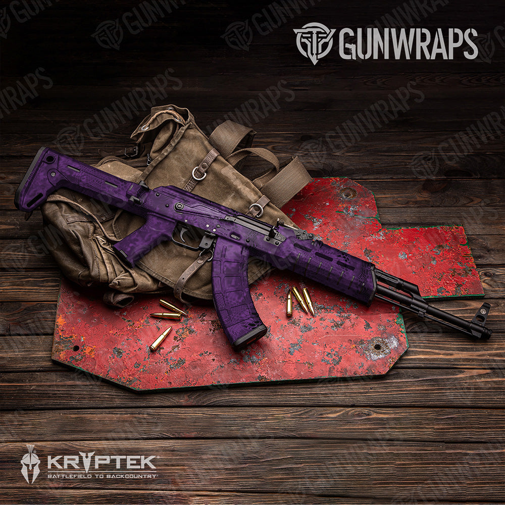 AK 47 Kryptek Purple Camo Gun Skin Vinyl Wrap