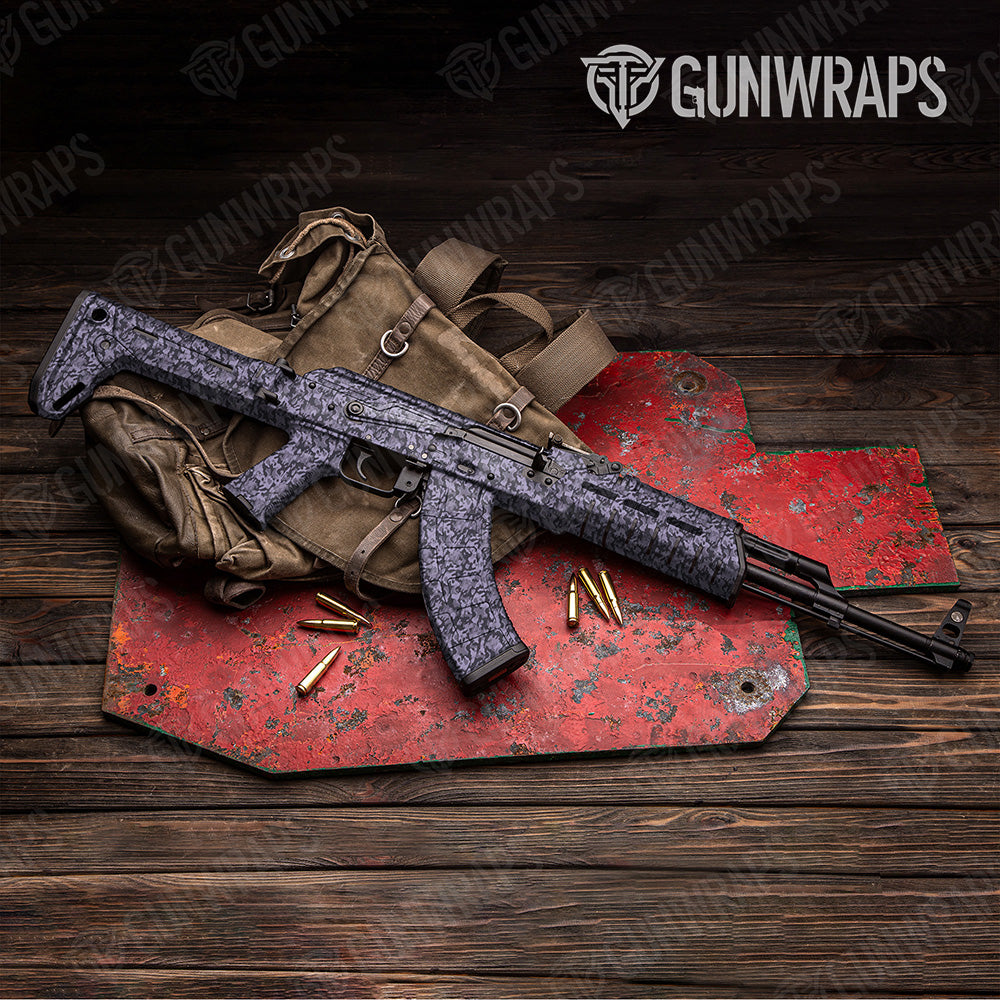 AK 47 Classic Lilac Camo Gun Skin Vinyl Wrap