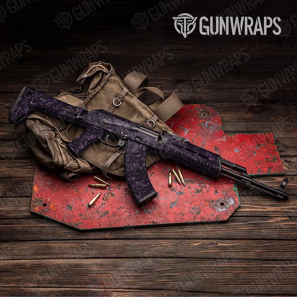 AK 47 Digital Darkwing Camo Gun Skin Vinyl Wrap