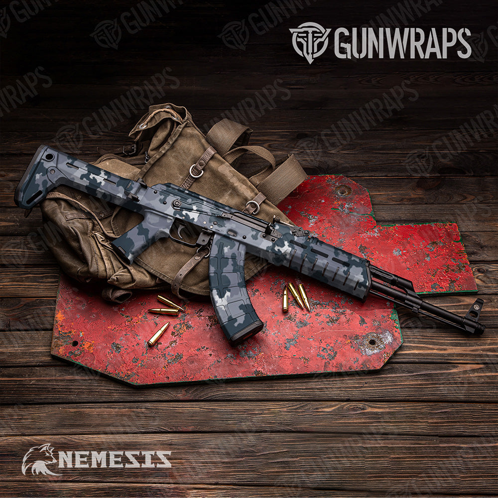 AK-47 Nemesis Night Ops Camo Gun Skin Vinyl Wrap