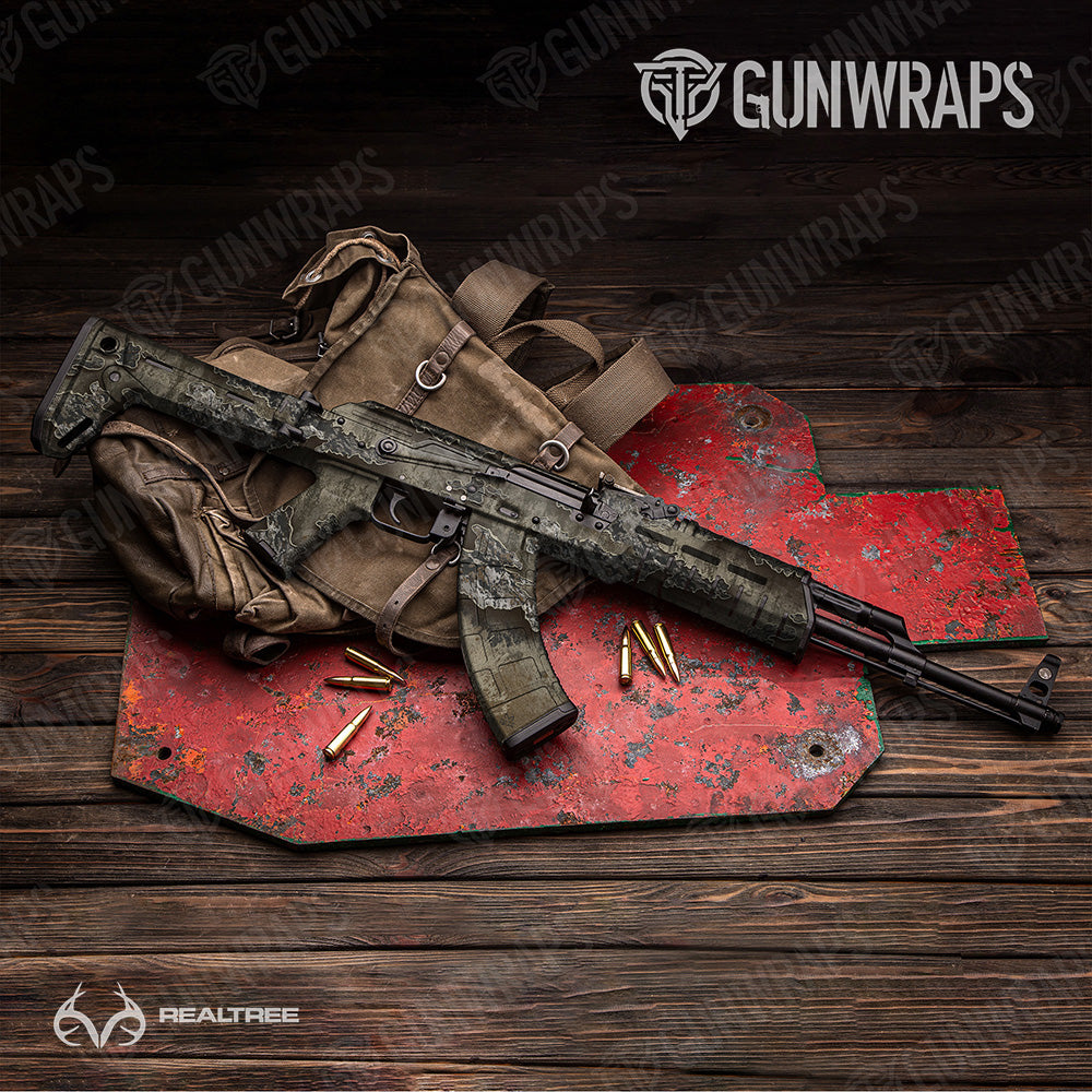 AK 47 Realtree Excape Camo Gun Skin Vinyl Wrap