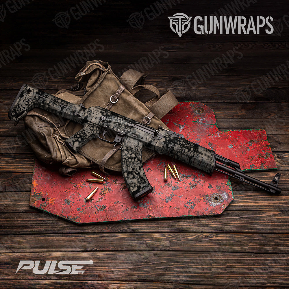 AK 47 Pulse Apocalyptic Camo Gun Skin Vinyl Wrap