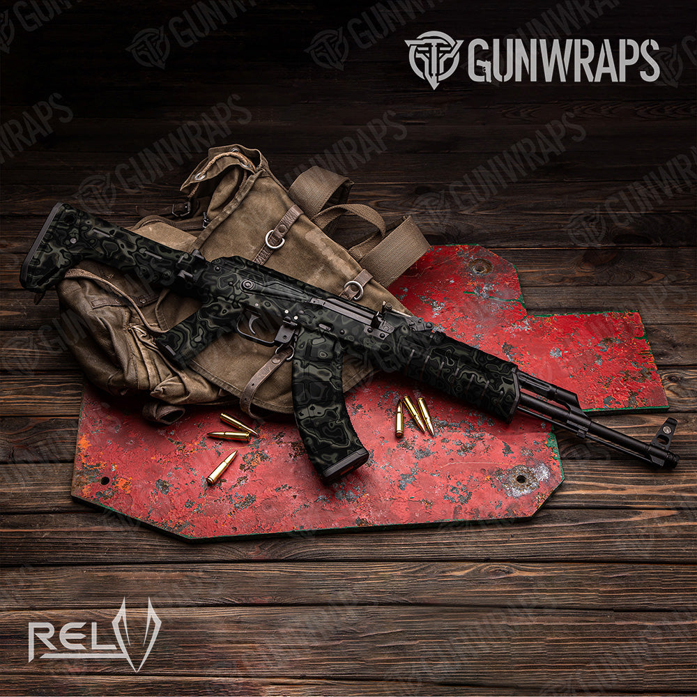 AK 47 X3 RELV Marauder Camo Gun Skin Vinyl Wrap