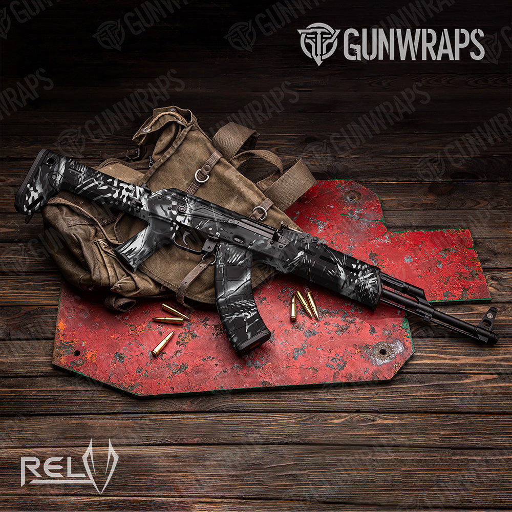 AK 47 X3 RELV Medusa Camo Gun Skin Vinyl Wrap