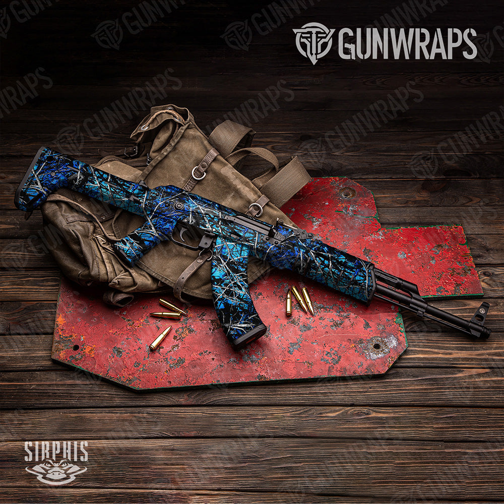 AK 47 Sirphis Undertow Camo Gun Skin Vinyl Wrap