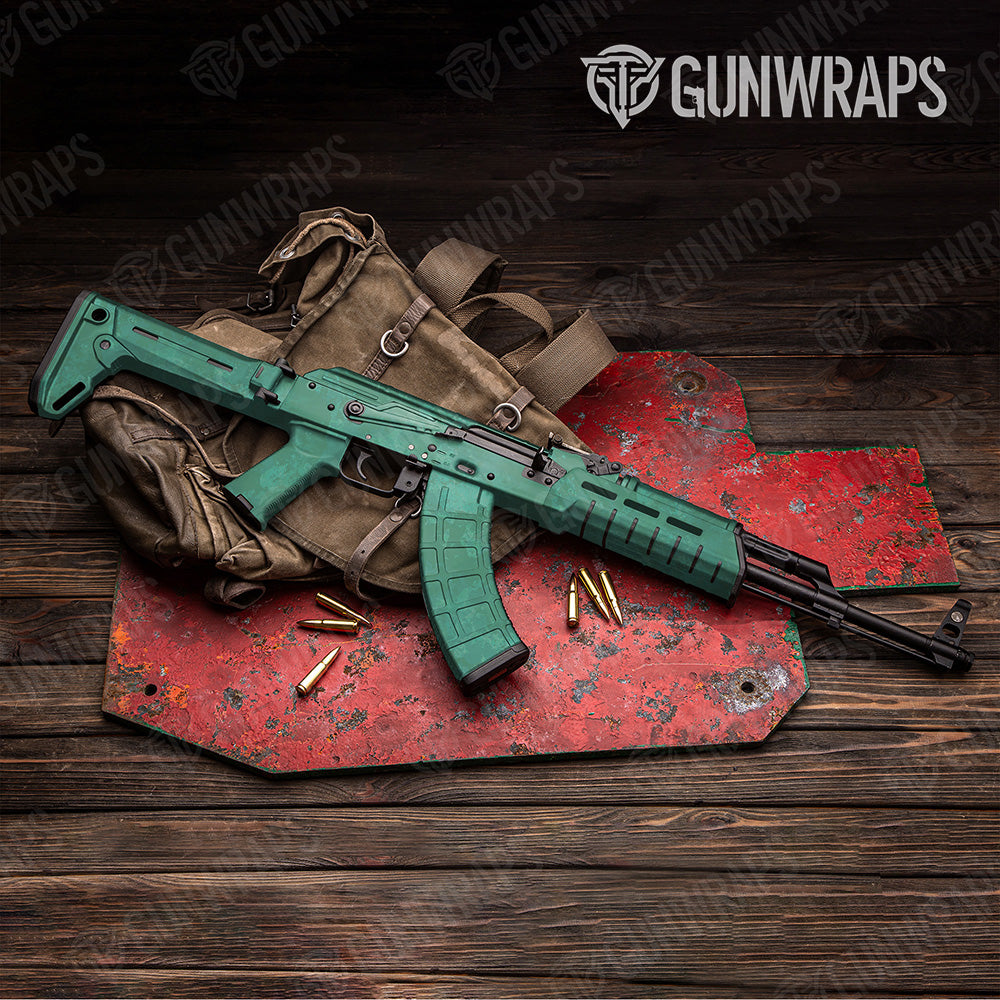 AK 47 Substrate Saltwater Camo Gun Skin Vinyl Wrap