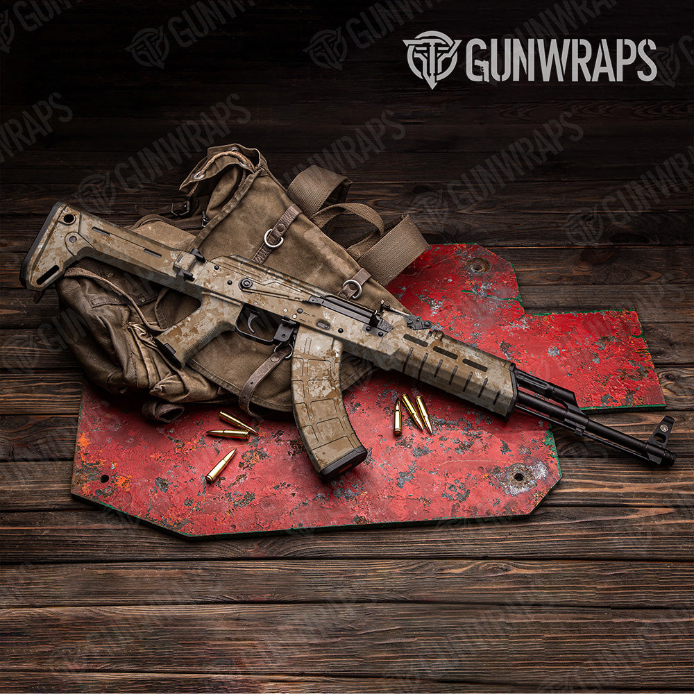 AK 47 Substrate Sedona Sand Dune Camo Gun Skin Vinyl Wrap