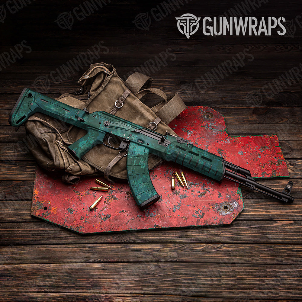 AK 47 Substrate Shellback Camo Gun Skin Vinyl Wrap