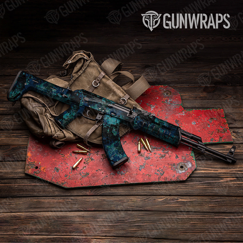 AK 47 Substrate Shipwreck Camo Gun Skin Vinyl Wrap