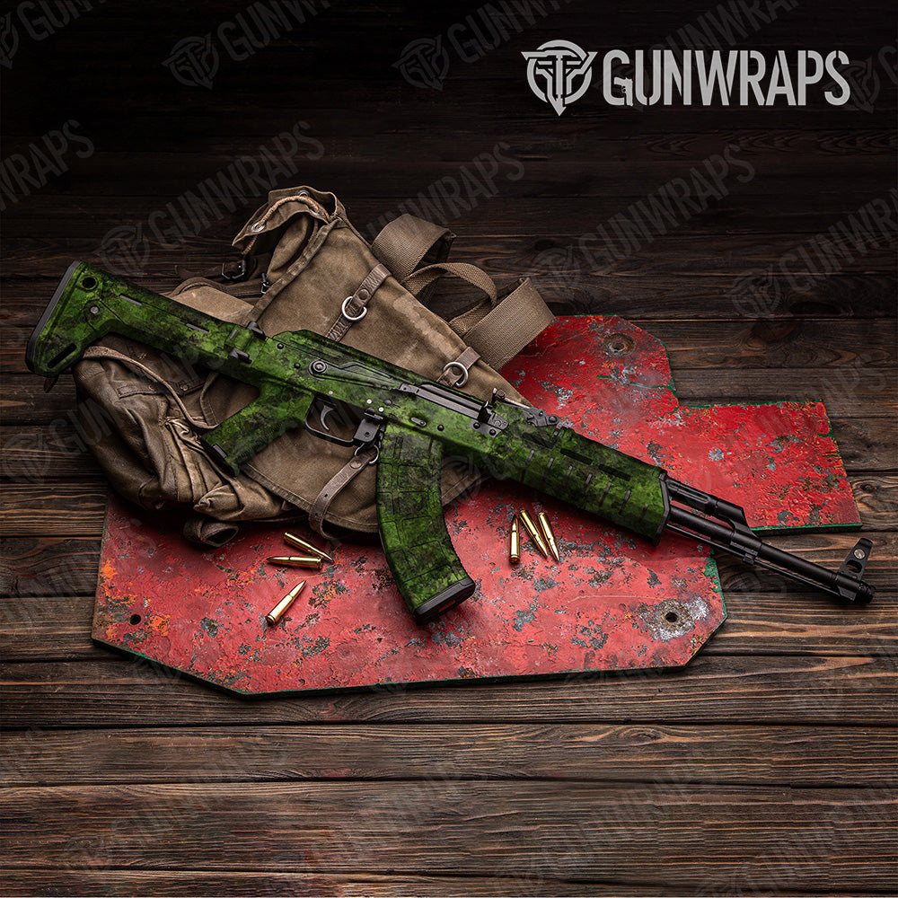 AK 47 Substrate Subtropic Camo Gun Skin Vinyl Wrap