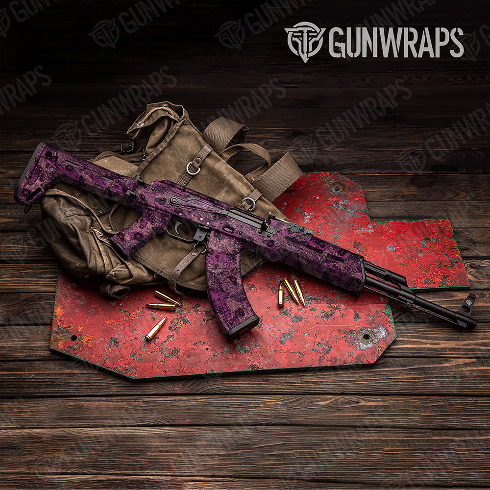 AK 47 Toadaflage Grape Jelly Camo Gun Skin Vinyl Wrap