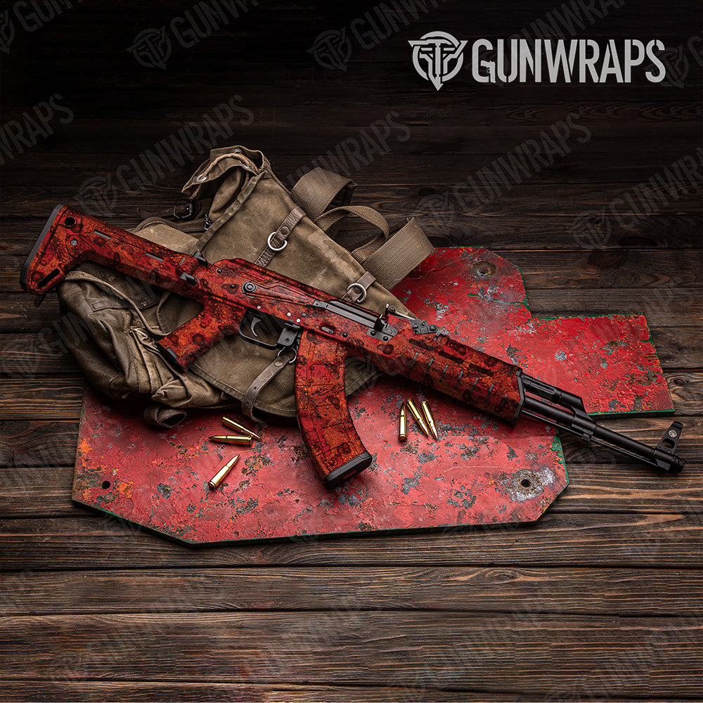 AK 47 Toadaflage Magma Camo Gun Skin Vinyl Wrap