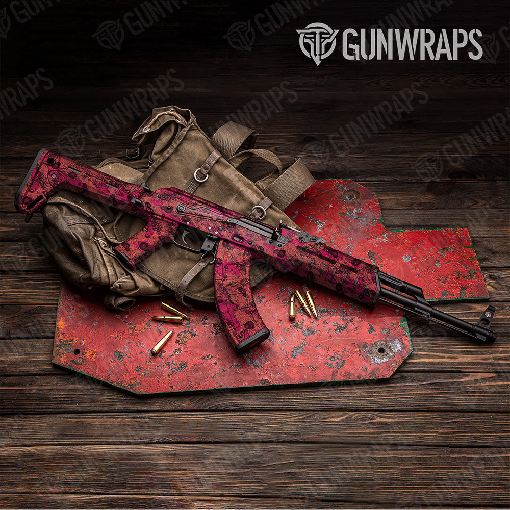 AK 47 Toadaflage Watermelon Camo Gun Skin Vinyl Wrap