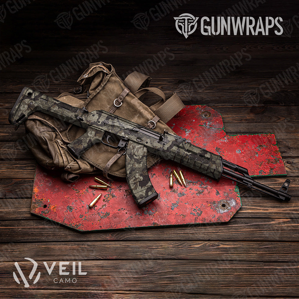 AK 47 Veil Cervidae Camo Gun Skin Vinyl Wrap