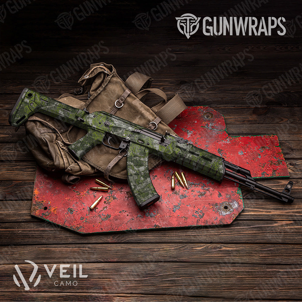 AK 47 Veil Moss Monster Camo Gun Skin Vinyl Wrap