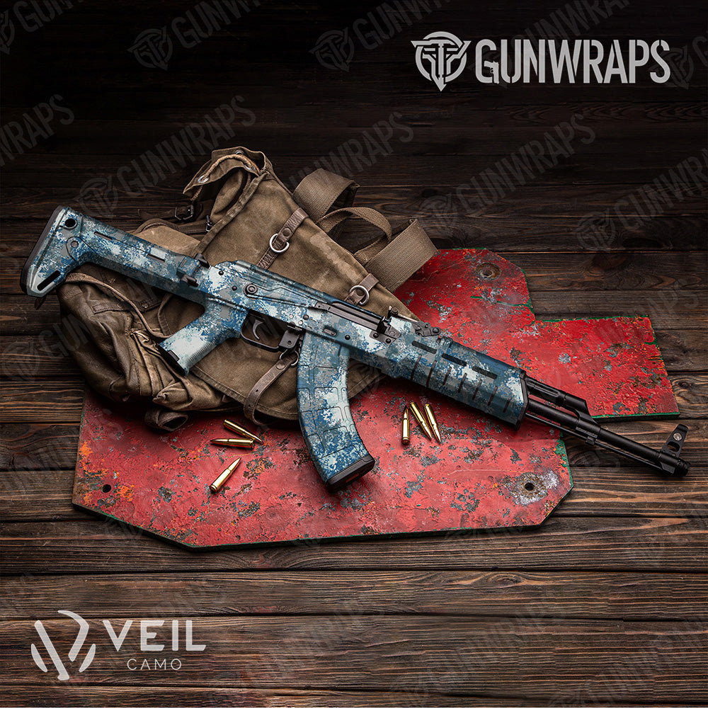 AK 47 Veil Stryk Hookset Flat Camo Gun Skin Vinyl Wrap