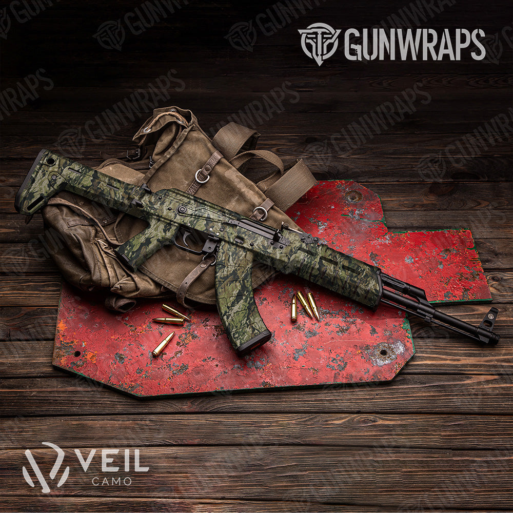 AK 47 Veil Tac Multitac Camo Gun Skin Vinyl Wrap