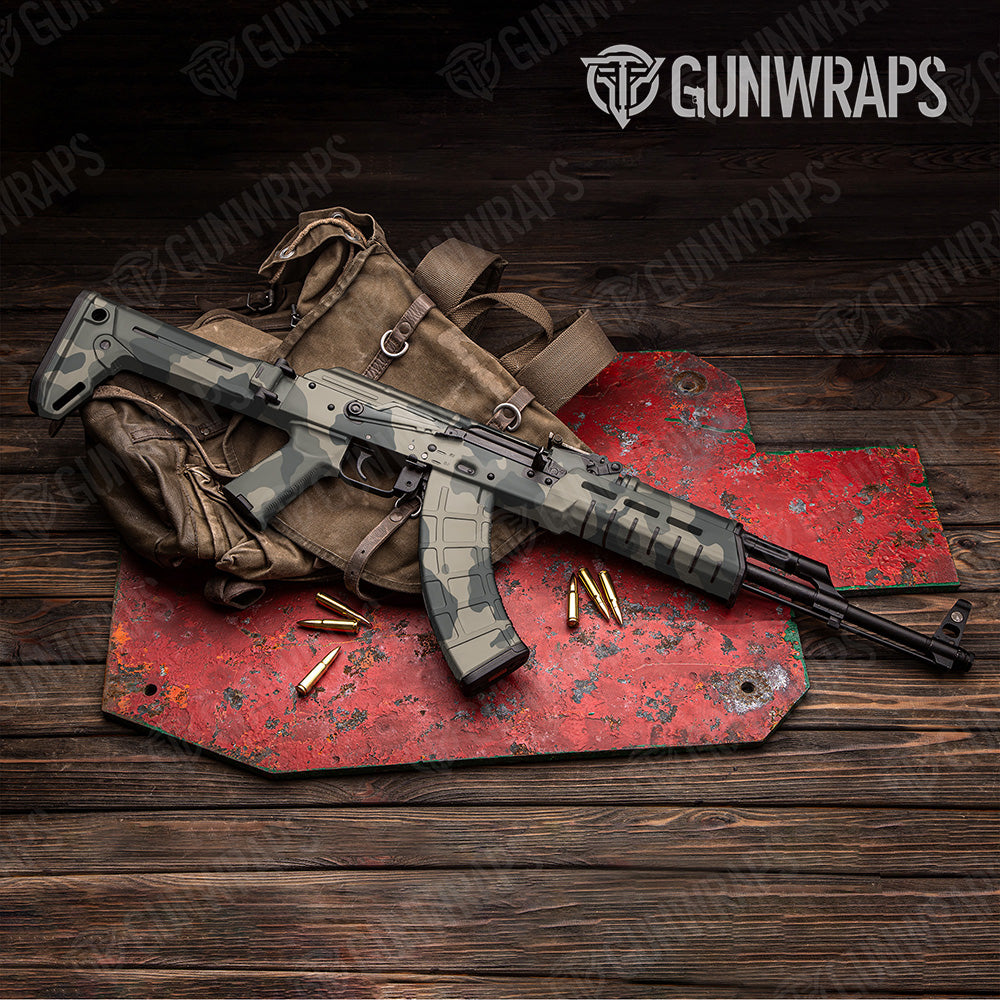 AK 47 Cumulus XL Army Camo Gun Skin Vinyl Wrap