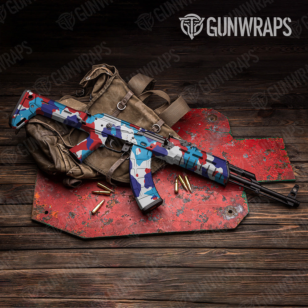 AK 47 Cumulus XL M Series Camo Gun Skin Vinyl Wrap