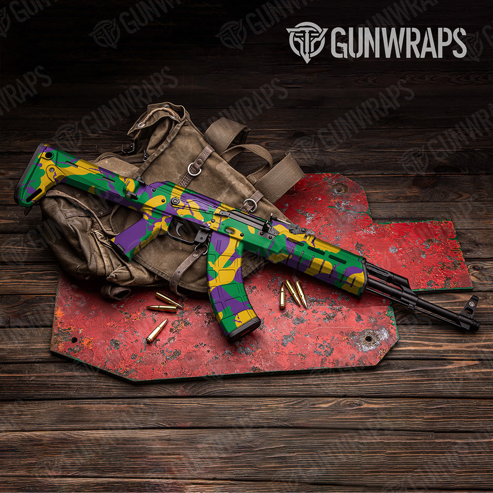 AK 47 Ragged XL Metro Green Camo Gun Skin Vinyl Wrap