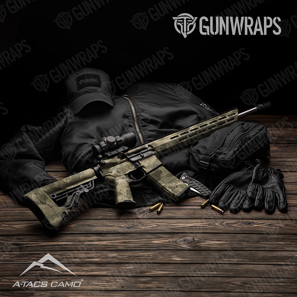 AR 15 ATacs AU-X Gun Skin Vinyl Wrap