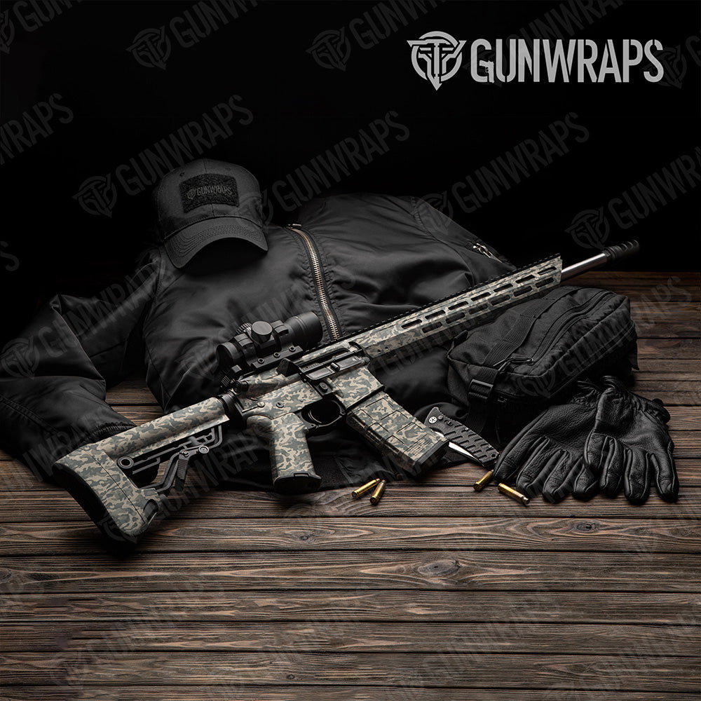 AR 15 Classic Army Camo Gun Skin Vinyl Wrap