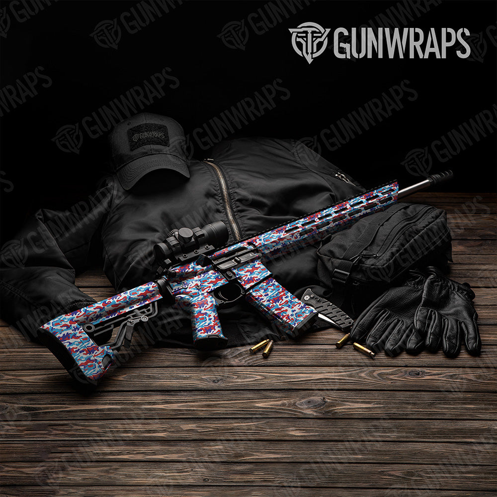 AR 15 Classic M Series Camo Gun Skin Vinyl Wrap