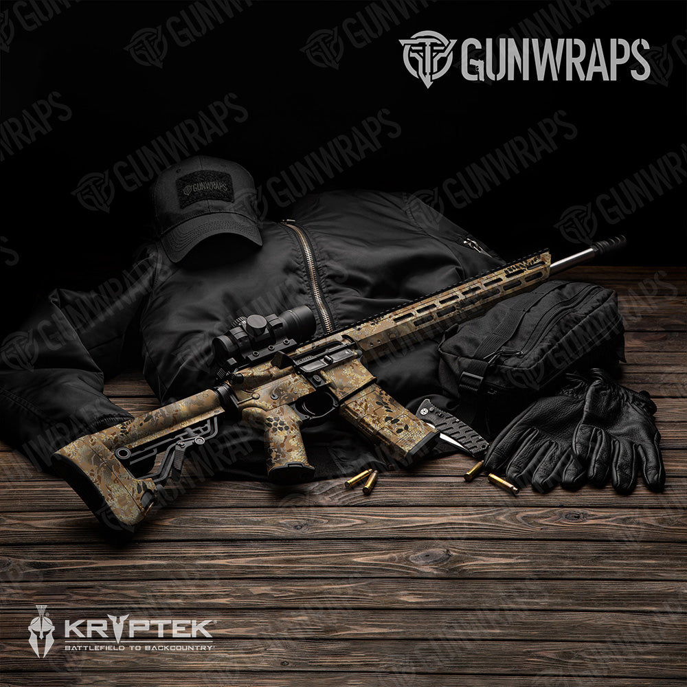 AR 15 Kryptek Flyway Deadzone Camo Gun Skin Vinyl Wrap