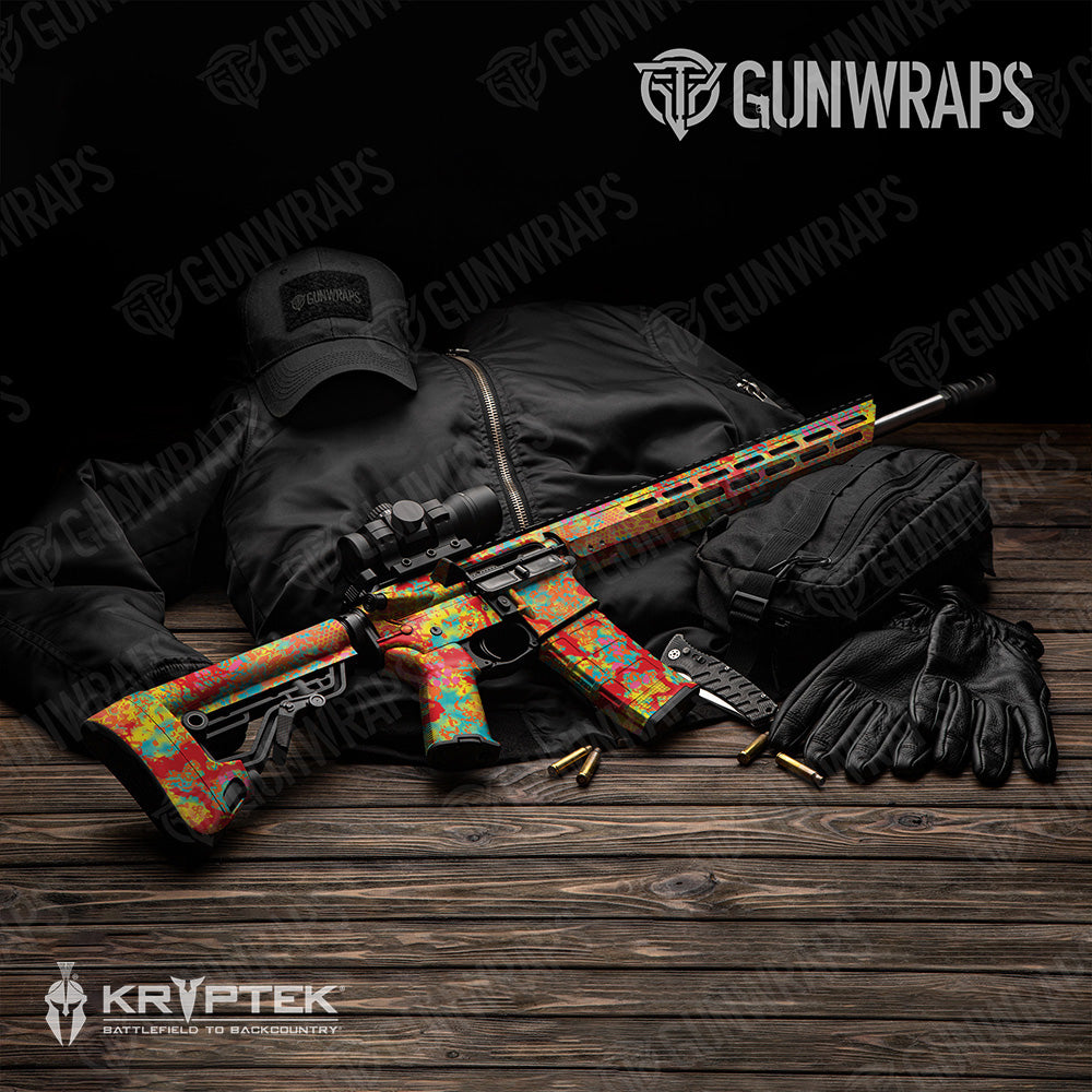 AR-15 Kryptek Obskura Loki Camo Gun Skin Vinyl Wrap