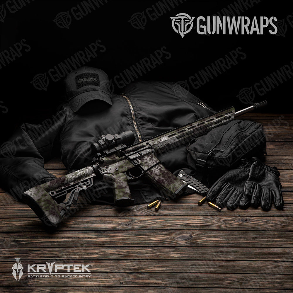 AR 15 Kryptek Altitude Camo Gun Skin Vinyl Wrap