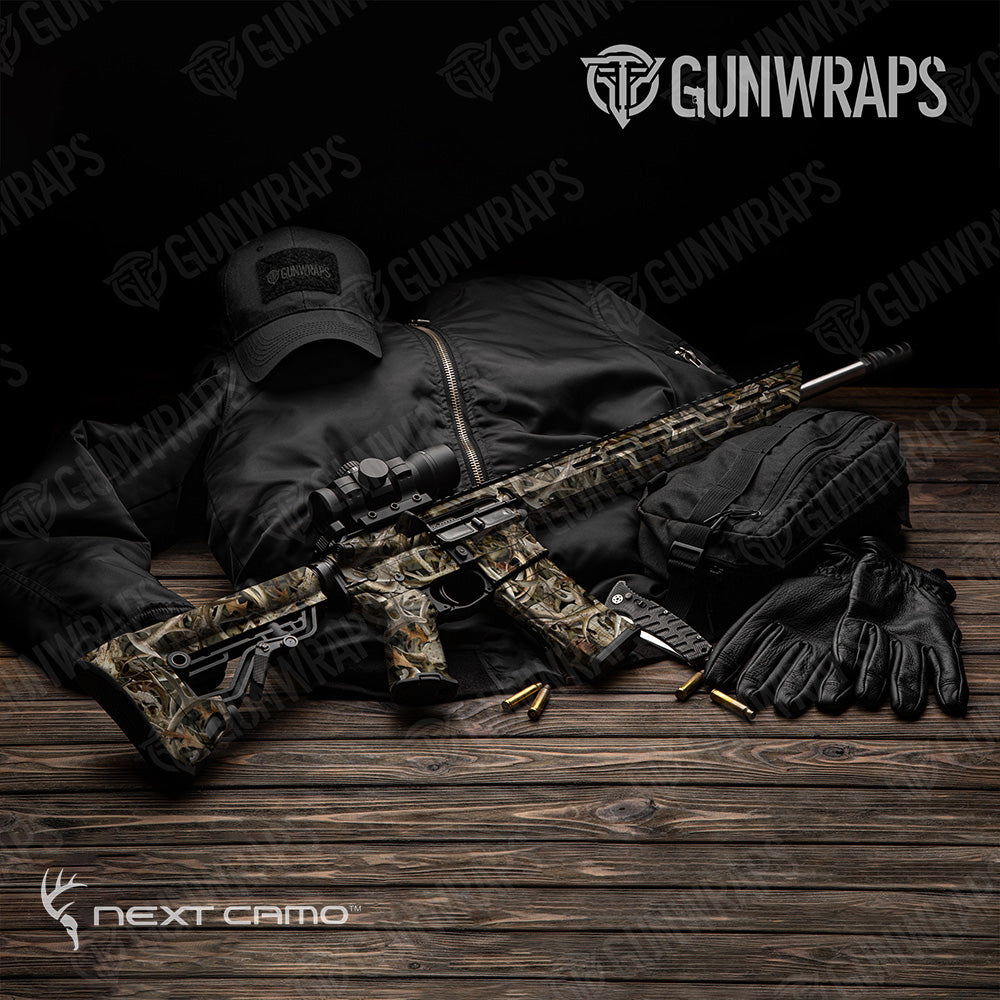 AR 15 Next Bonz Camo Gun Skin Vinyl Wrap