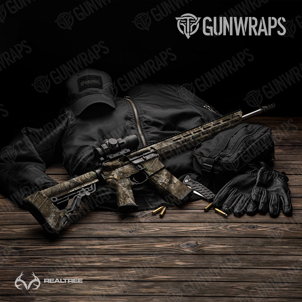 AR-15 Realtree XL APX Camo Gun Skin Vinyl Wrap