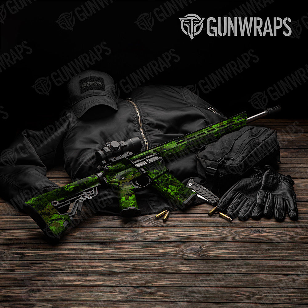 AR 15 Substrate Saskatoon Camo Gun Skin Vinyl Wrap