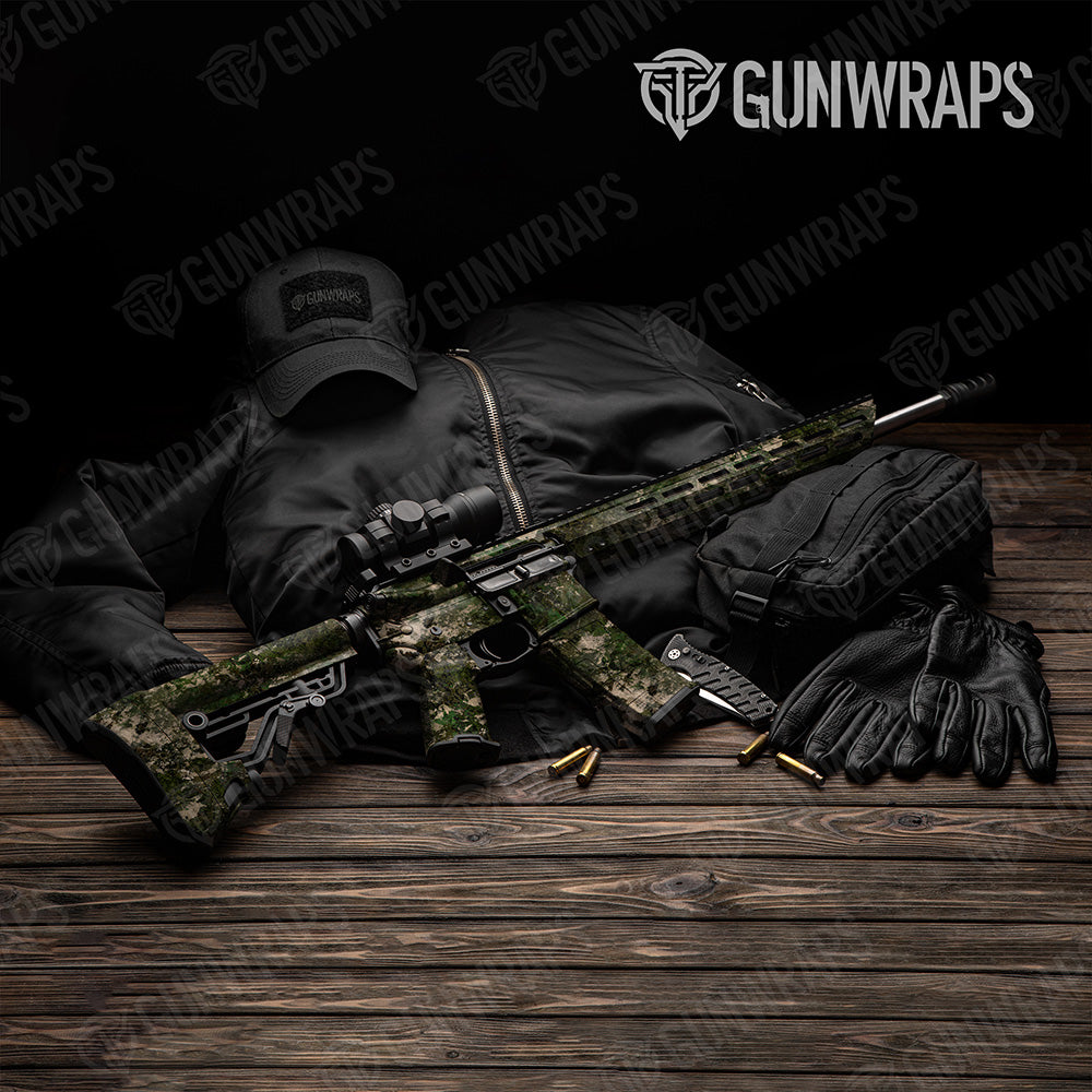 AR 15 Substrate Shift Camo Gun Skin Vinyl Wrap