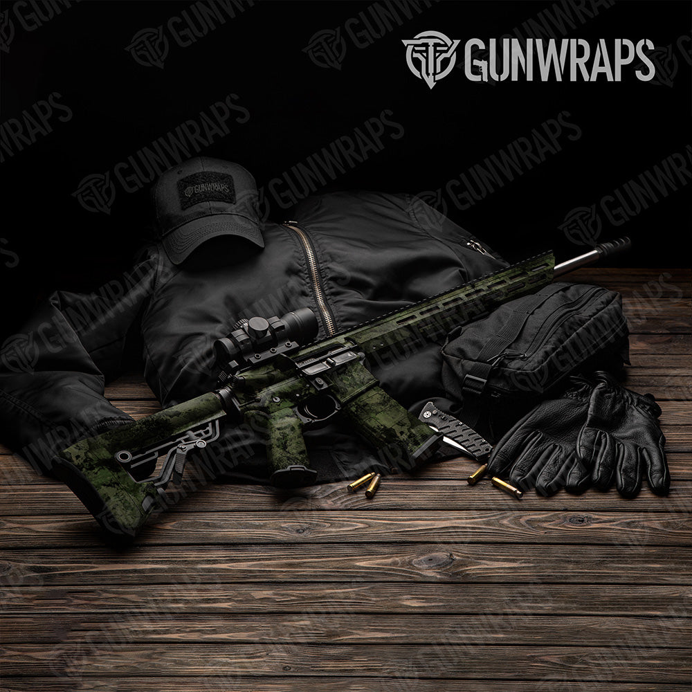 AR 15 Substrate Spectre Camo Gun Skin Vinyl Wrap