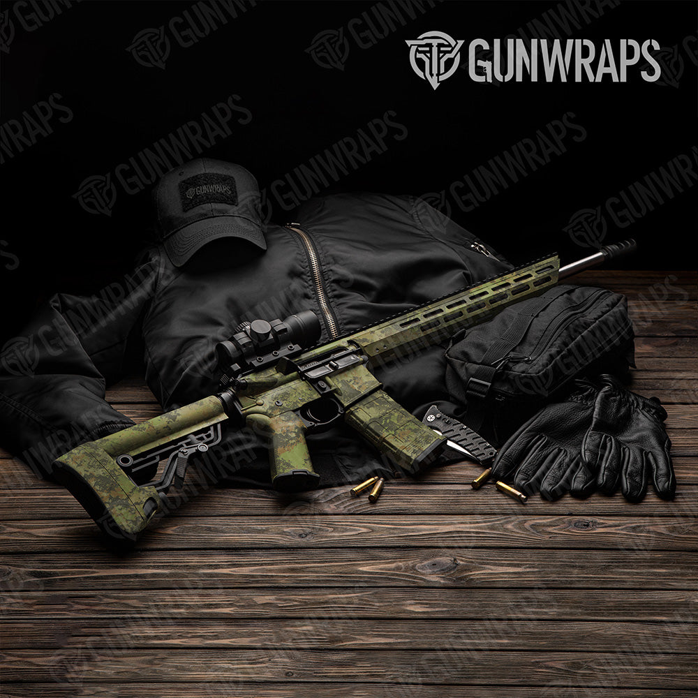 AR 15 Substrate Sydney Camo Gun Skin Vinyl Wrap