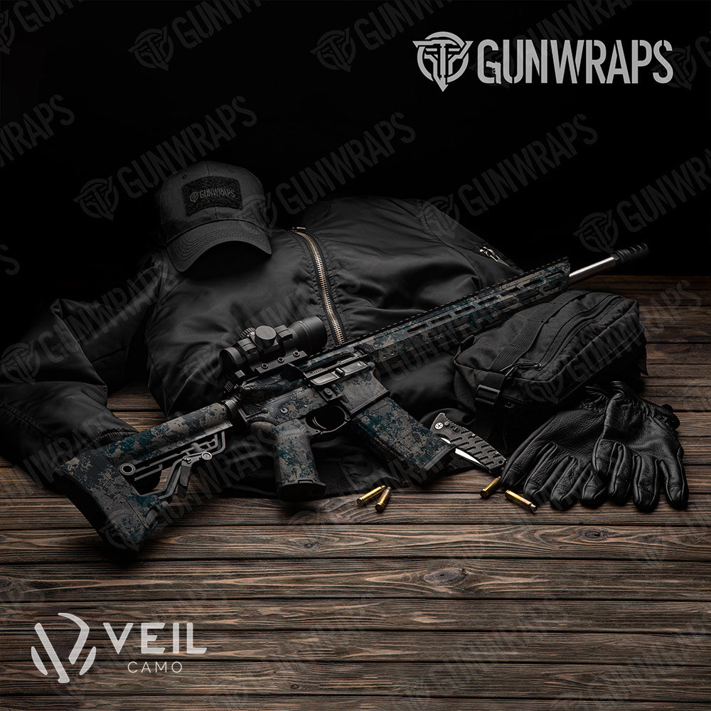 AR 15 Veil Ops Enforcer Camo Gun Skin Vinyl Wrap