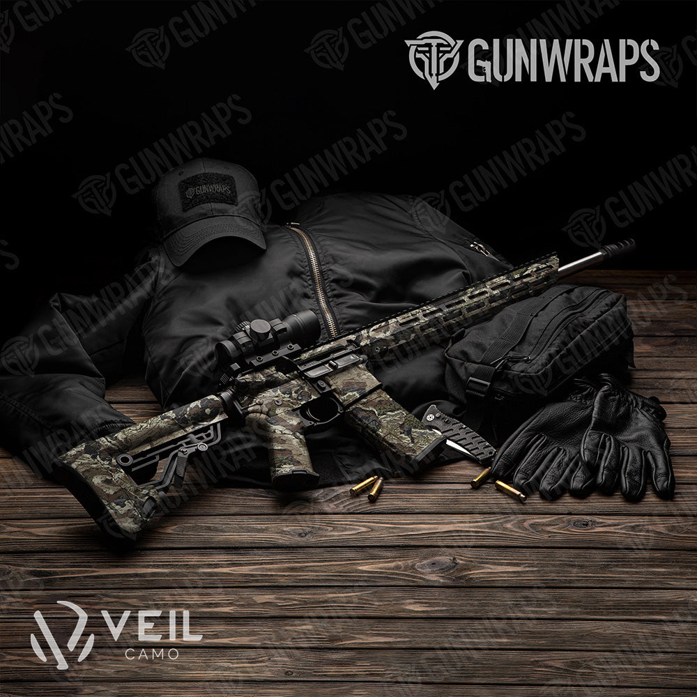 AR 15 Veil Rumba Cumbred Camo Gun Skin Vinyl Wrap