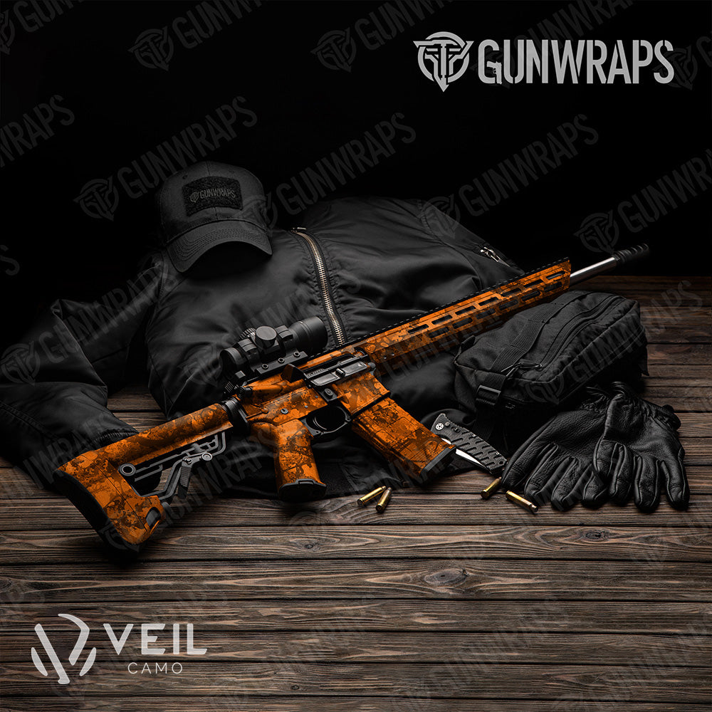 AR 15 Veil Stoke Blaze Camo Gun Skin Vinyl Wrap