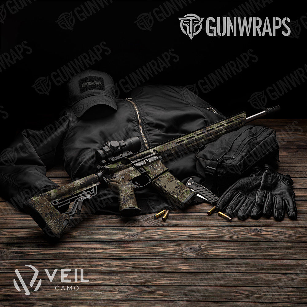 AR 15 Veil Stryk Transition Flat Camo Gun Skin Vinyl Wrap