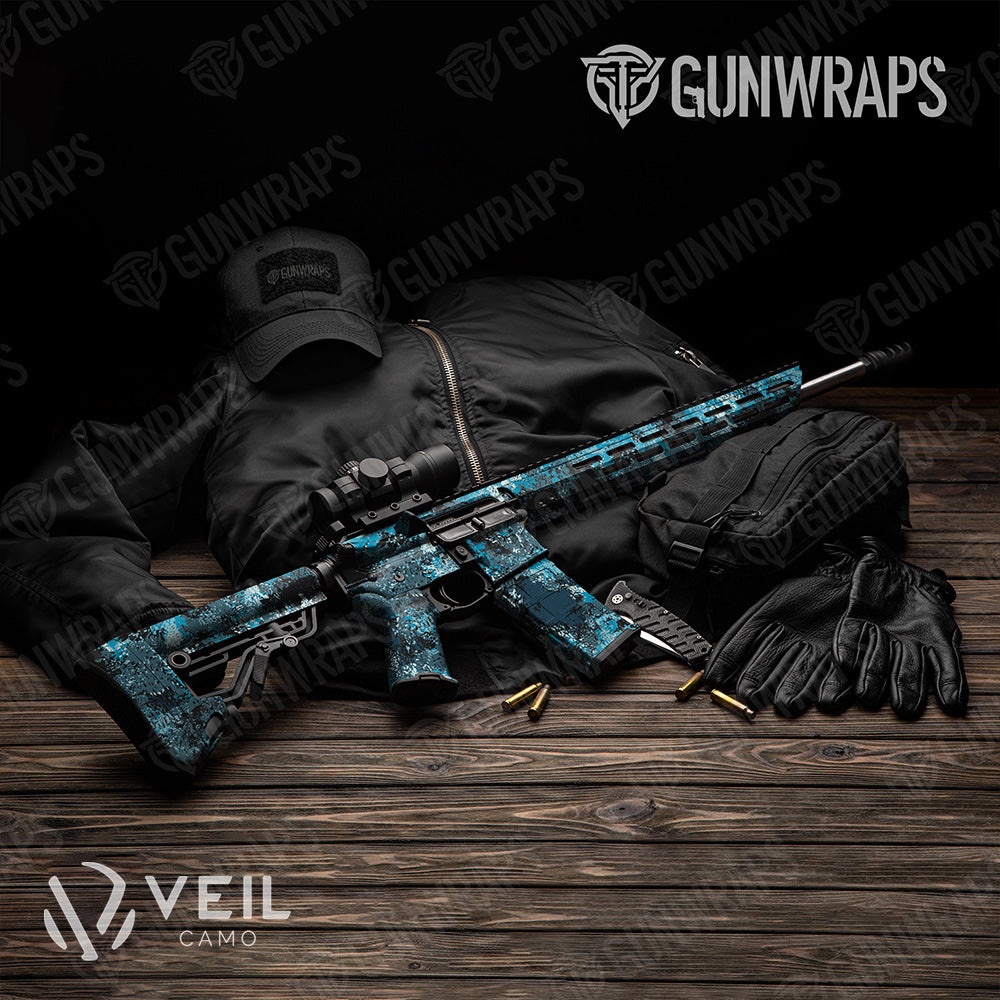 AR 15 Veil Stryk Womens Camo Gun Skin Vinyl Wrap