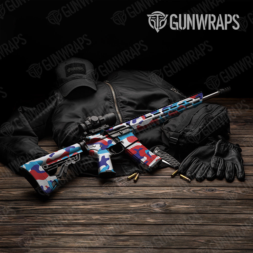 AR 15 Classic XL M Series Camo Gun Skin Vinyl Wrap