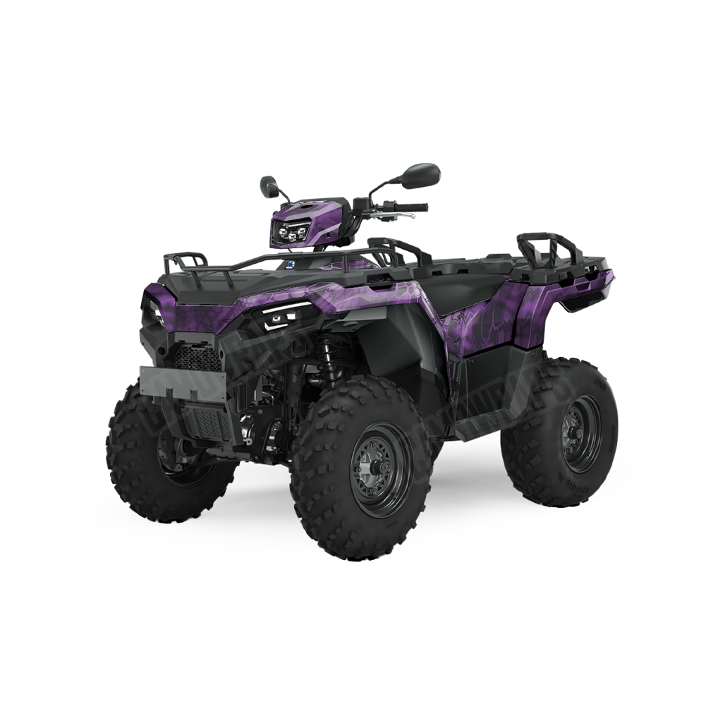 Kryptek Amethyst ATV Camo Vinyl Wrap