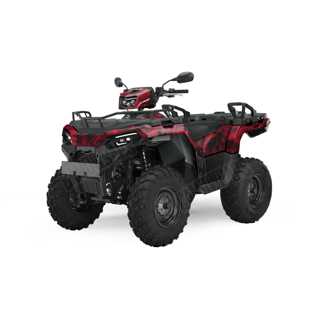 Kryptek Diablo ATV Camo Vinyl Wrap